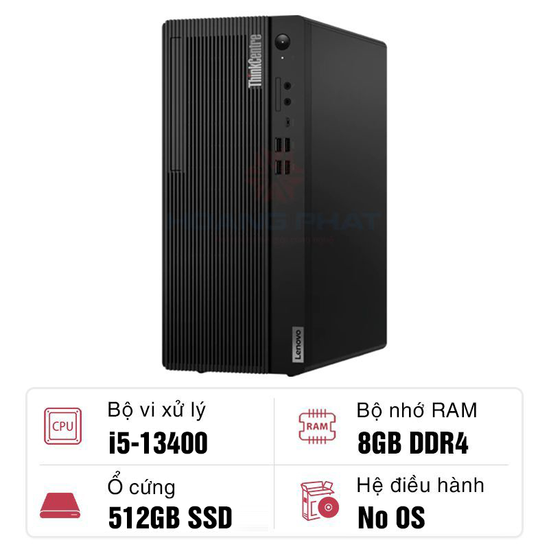 PC Lenovo ThinkCentre M70T Gen 4 TWR (i5,13400/8G/512G) (12DL000JVA)