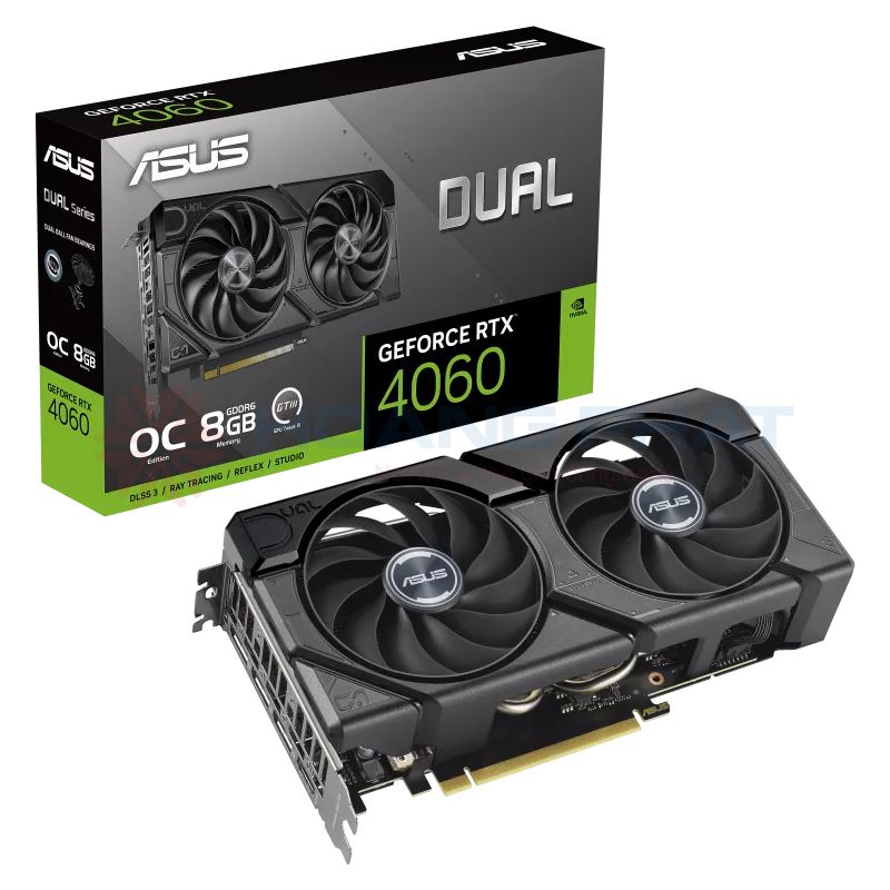 Card màn hình Asus Dual GeForce RTX 4060 EVO OC Edition 8GB GDDR6 (DUAL-RTX4060-O8G-EVO)