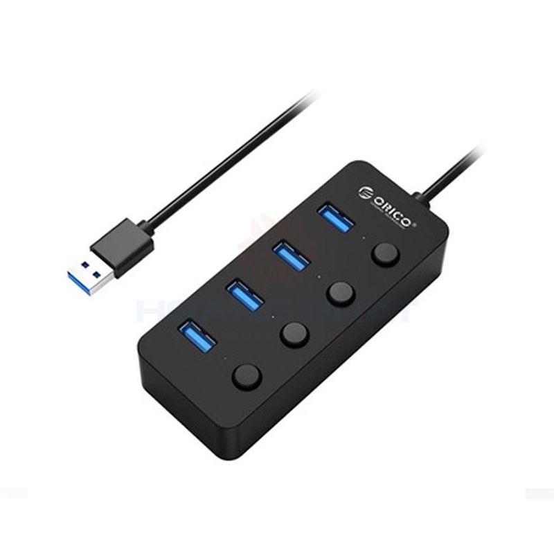 Bộ chia cổng USB 3.0 1 ra 4 Orico W9PH4-U3-BK