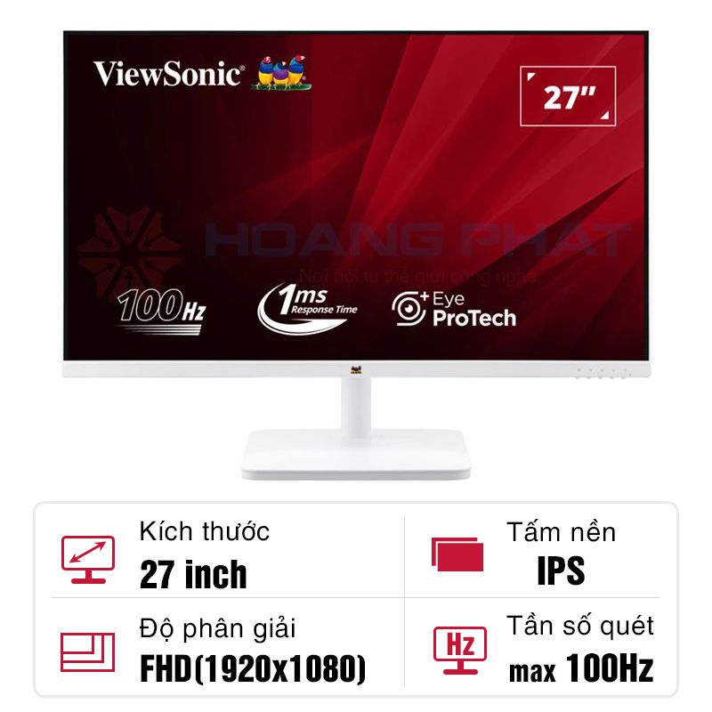 Màn hình ViewSonic VA2732-H-W 27-inch IPS 100Hz