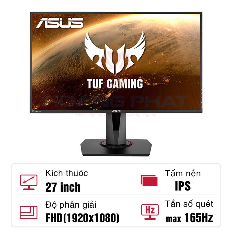 Màn hình Asus TUF Gaming VG279QR 27-inch IPS 165Hz