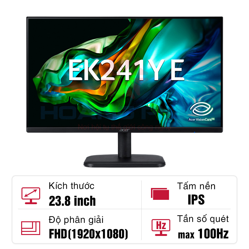 Màn hình Acer EK241Y E 23.8-inch IPS 100Hz