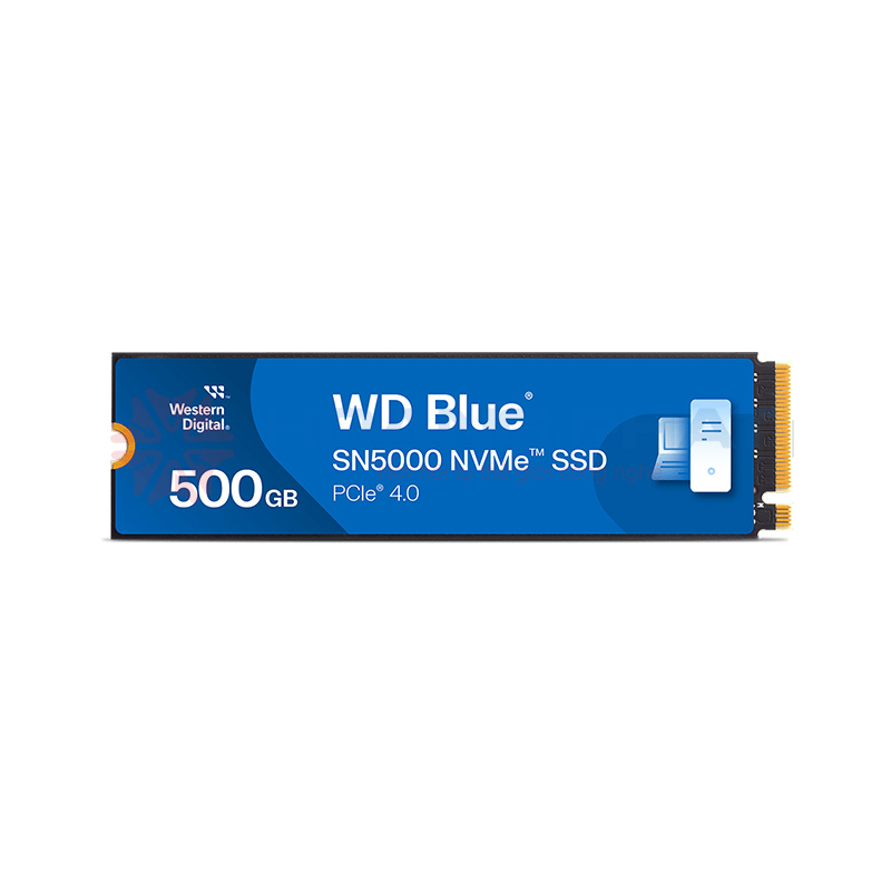 SSD Western Blue 500GB SN5000 NVMe PCIe Gen4x4 (WDS500G4B0E)