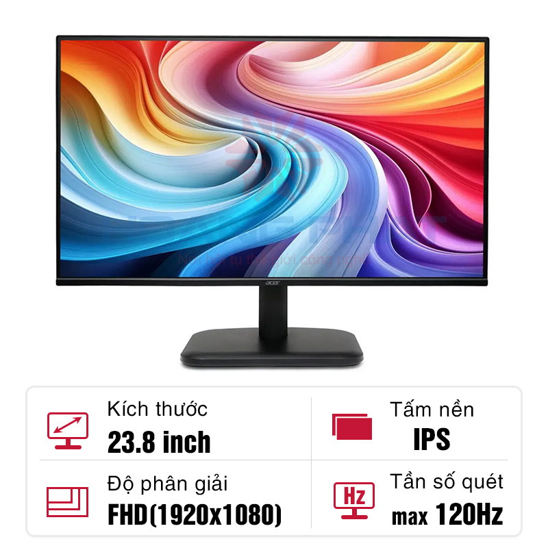 Màn hình Acer EK241Y G 23.8-inch IPS 120Hz