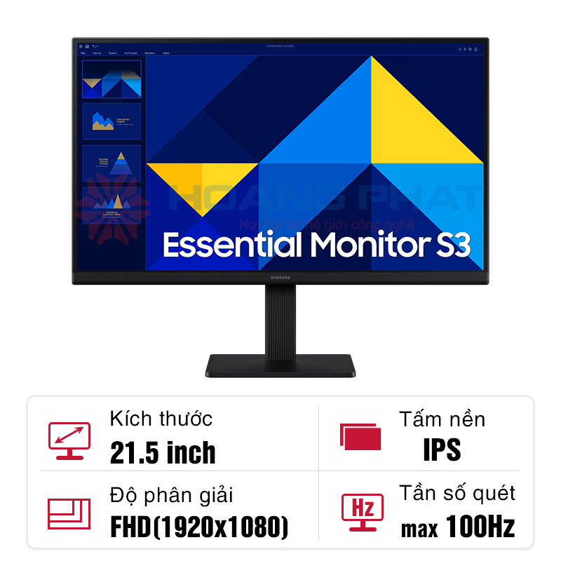 Màn hình Samsung LS22D300GAEXXV 21.5 inch IPS 100Hz