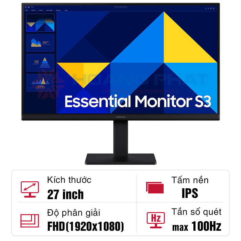 Màn hình Samsung LS27D300GAEXXV 27 inch IPS 100Hz