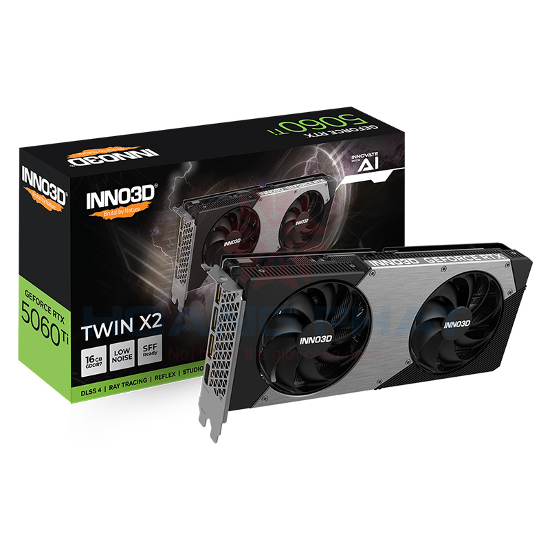 Card màn hình INNO3D GeForce RTX 5060 Ti 16GB TWIN X2 GDDR7