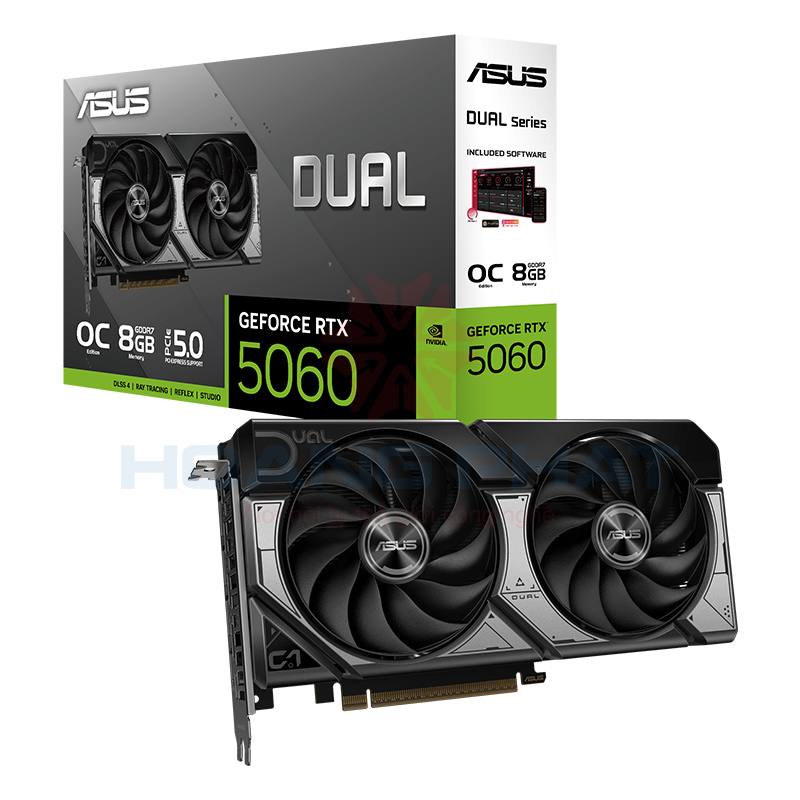 Card màn hình Asus Dual GeForce RTX 5060 8GB GDDR7 OC Edition