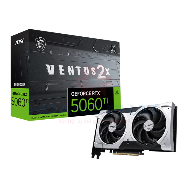 Card màn hình MSI GeForce RTX 5060 Ti 8G VENTUS 2X PLUS