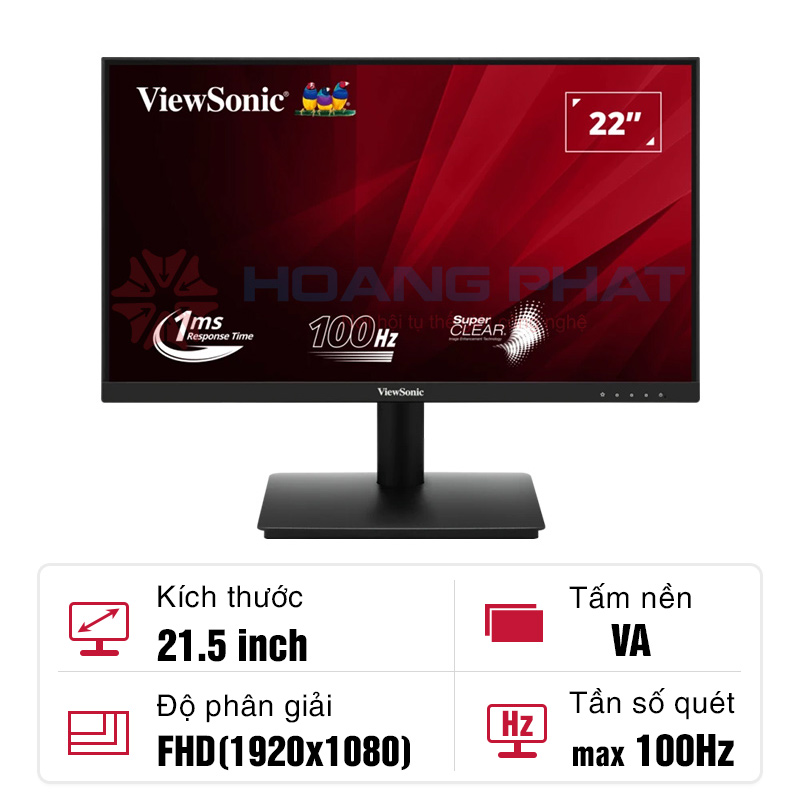 Màn hình ViewSonic VA220-H 21.5-inch VA 100Hz