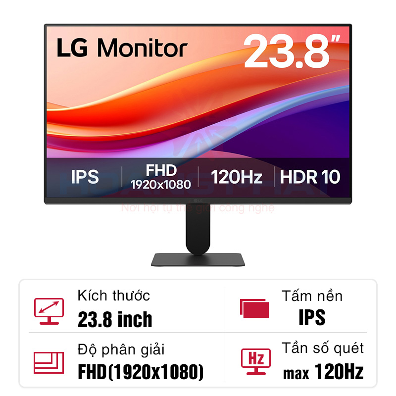 Màn hình LG 24U411A-B 23.8-inch IPS 120Hz