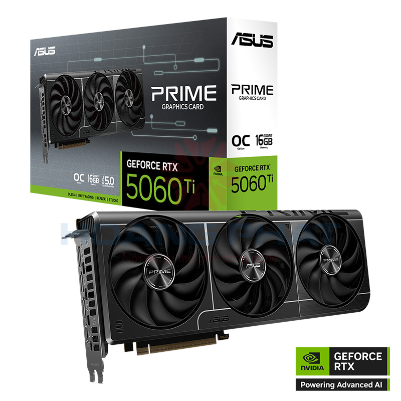 Card màn hình ASUS PRIME RTX 5060 Ti 16GB GDDR7 OC (PRIME-RTX5060TI-O16G)