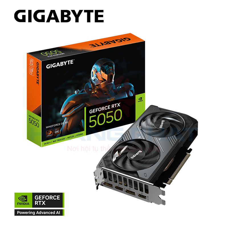 Card màn hình Gigabyte RTX 5050 WINDFORCE OC 8GB (GV-N5050WF2OC-8GD)