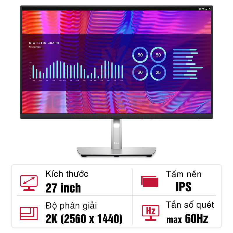 Màn hình Dell P2723DE 27-inch IPS 2K 60Hz