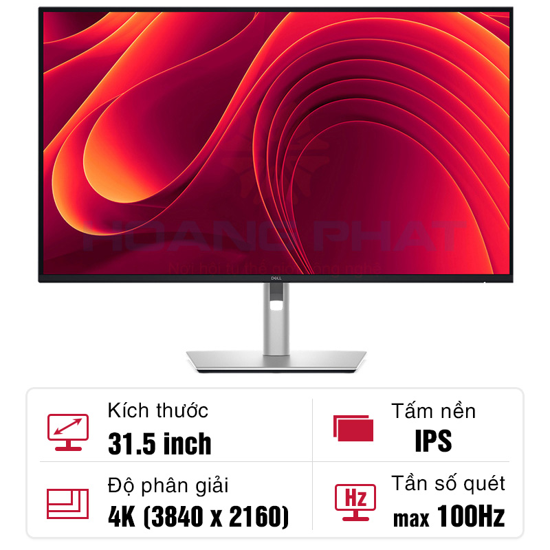 Màn hình Dell Pro 32 Plus 4K P3225QE 31.5-inch IPS 4K 100Hz