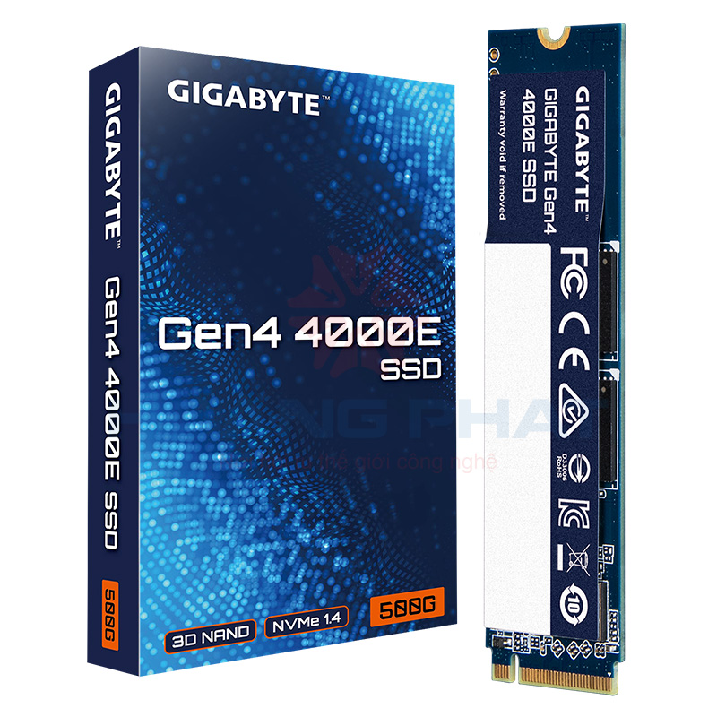 SSD Gigabyte 4000E 500GB M2 2280 NVMe Gen4x4 (GAG440E500G)
