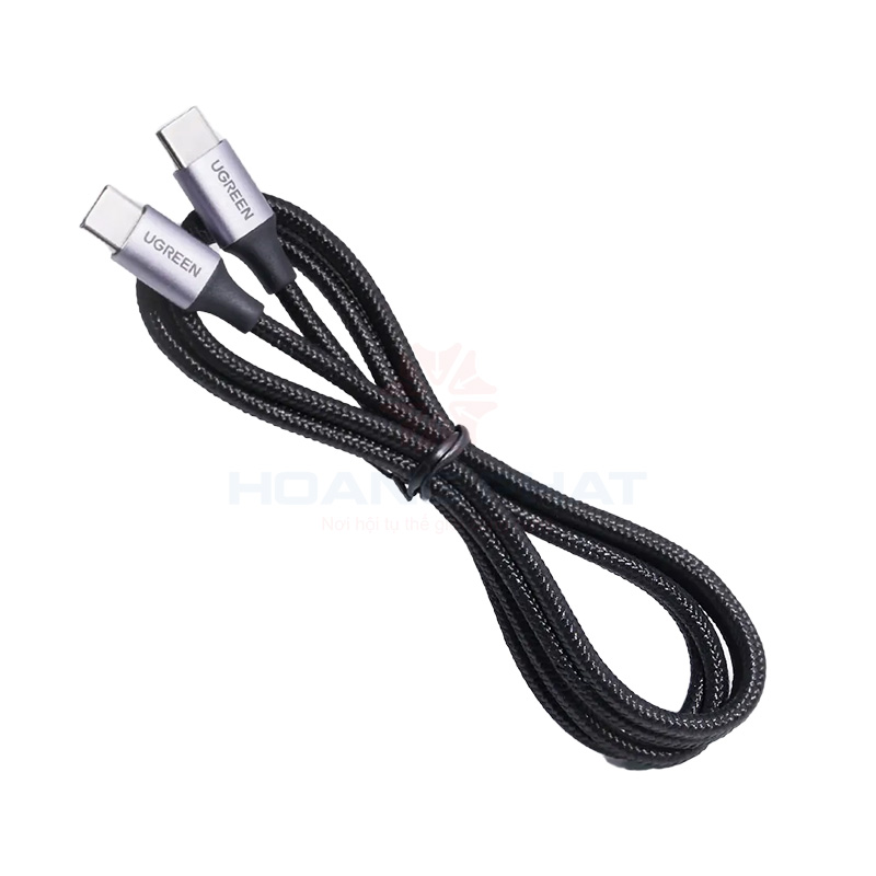 Cáp sạc nhanh 60W USB Type-C to Type-C dài 2M bọc nylon Ugreen 50152