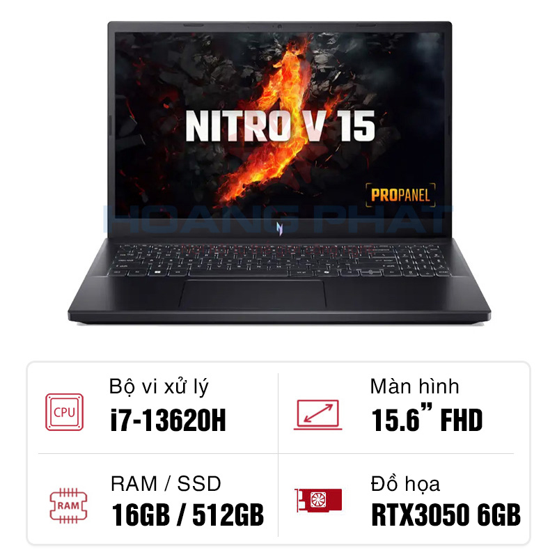 Acer Gaming Nitro V 15 ProPanel ANV15 51 73UU