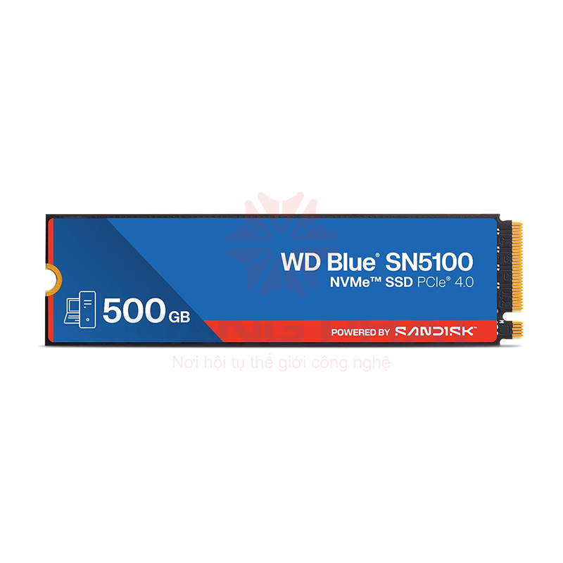 SSD Western Blue 500G SN5100 NVMe PCIe Gen4x4 (WDS500G5B0E)