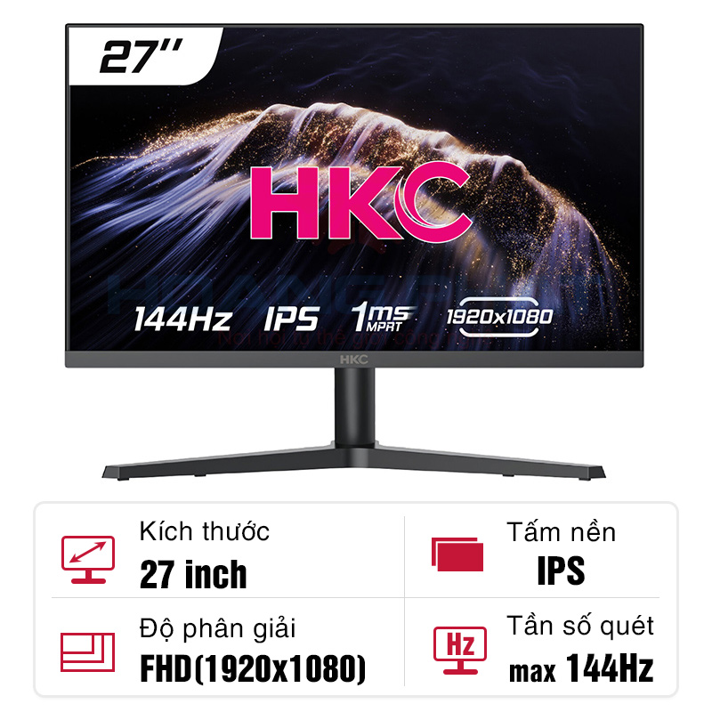 Màn hình HKC MB27V39 27-inch IPS 144Hz