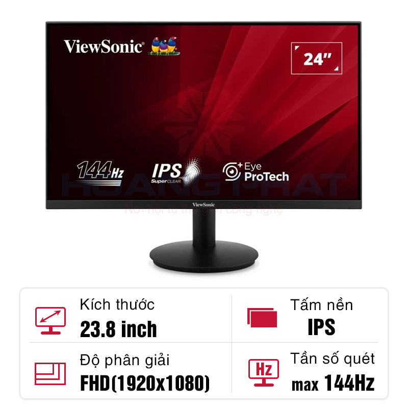 Màn hình ViewSonic VA24G1-H 23.8-inch IPS 144Hz