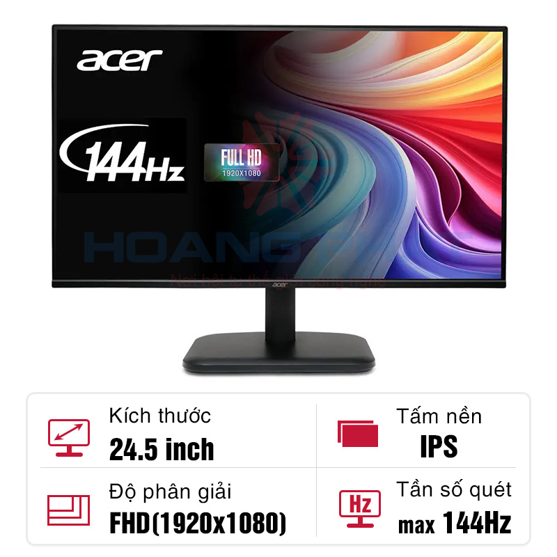 Màn hình Acer EK251Q P6 24.5-inch IPS 144Hz