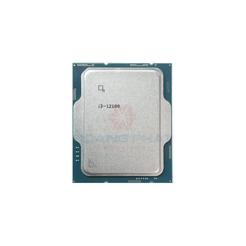 CPU Intel Core i3-12100 (Intel LGA1700 - 4 Core - 8 Thread - Upto 4.3Ghz - Cache 12MB) Tray không fan