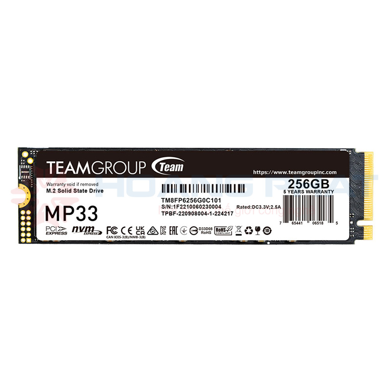 SSD TEAMGROUP 256G MP33 M.2 PCIe Gen3x4