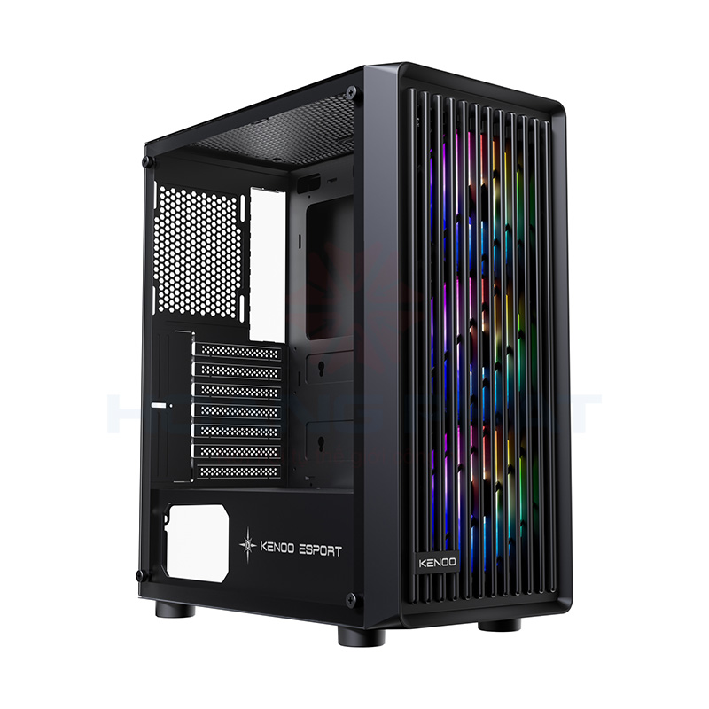 Vỏ Case Kenoo ESPORT AF301-3F Black ( kèm 3Fan )