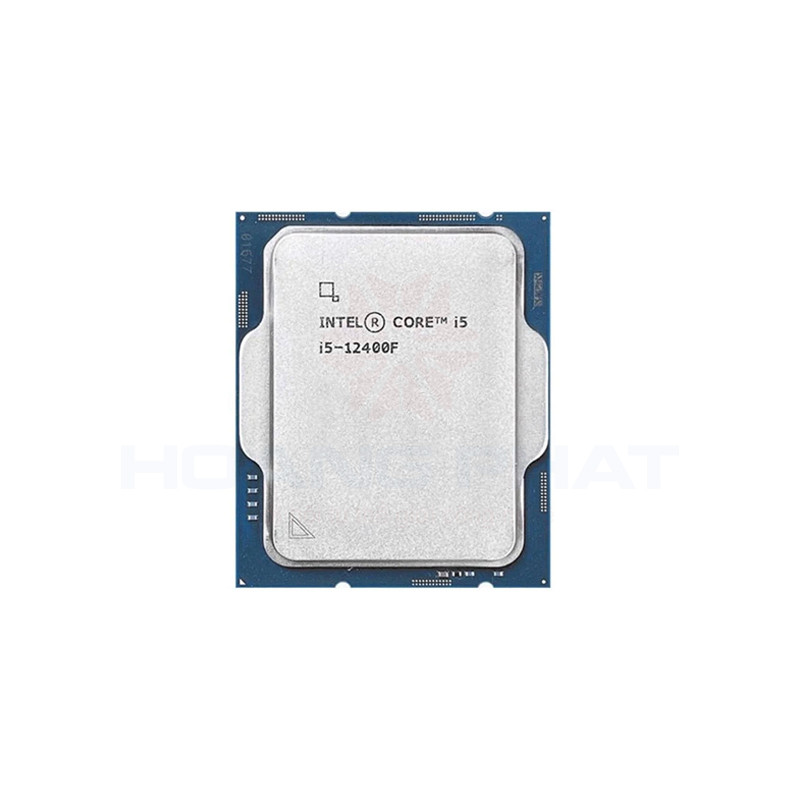 CPU Intel Core i5-12400F (Intel LGA1700 - 6 Core - 12 Thread - Upto 4.4Ghz - Cache 18MB) Tray không fan
