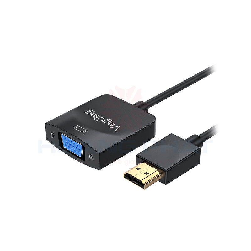 Cáp chuyển HDMI->VGA Veggieg VZ612