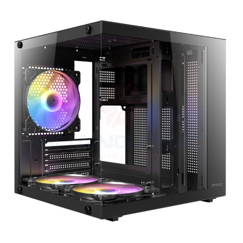 Vỏ Case Antec VCX10M RGB (3 Fan RGB, Bể cá kính, Panoramic 270 độ)