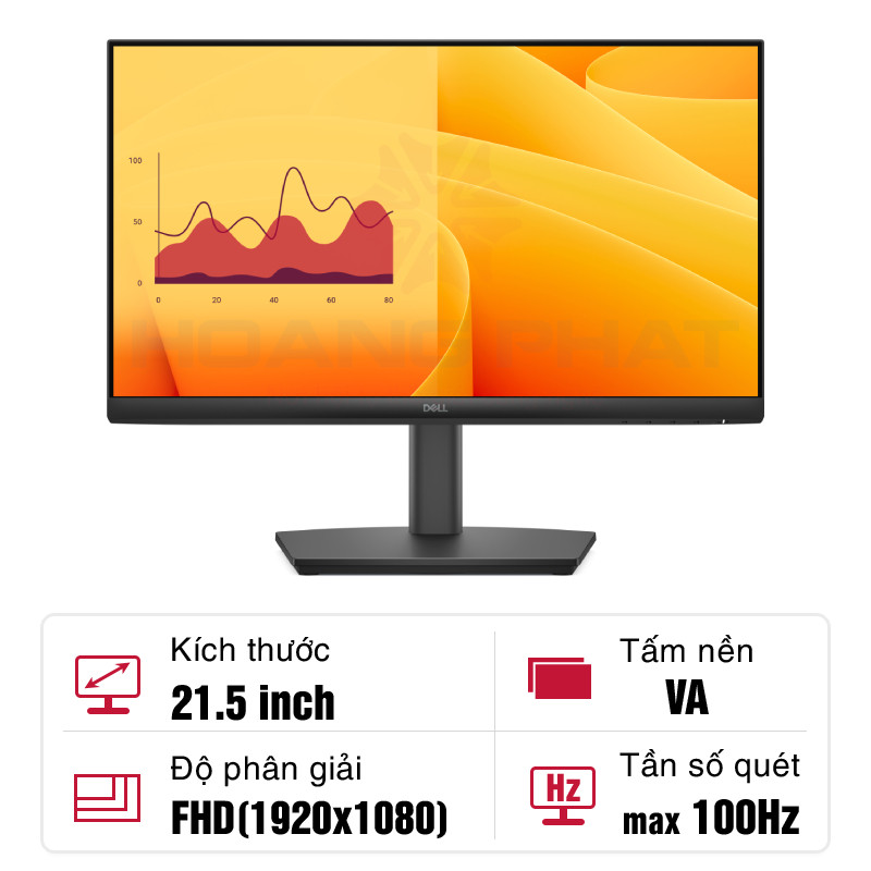 Màn hình Dell Pro E2225HSM 21.5-inch VA 100Hz
