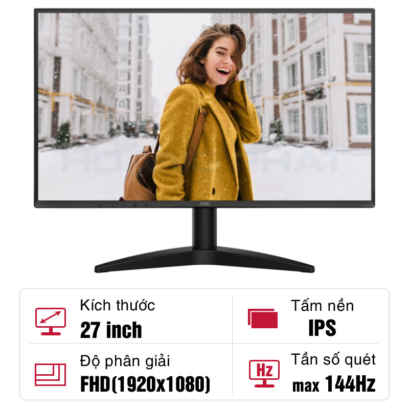 Màn hình AOC 27B36XE 27-inch IPS 144Hz